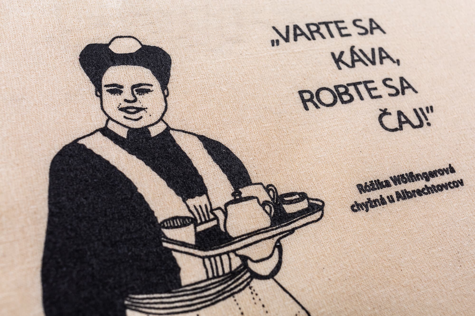 Taška ľanová Róžika Wölfingerová